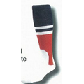 Traditional 2 in 1 Baseball Socks w/ Pattern E Heel & Toe (7-11 Medium)